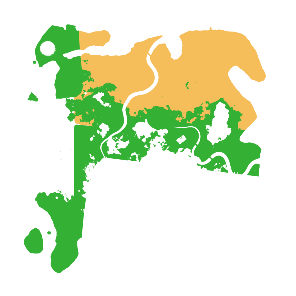 Biome Rust Map: Procedural Map, Size: 3500, Seed: 1155473713