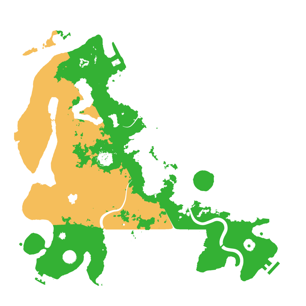 Biome Rust Map: Procedural Map, Size: 4000, Seed: 989171901