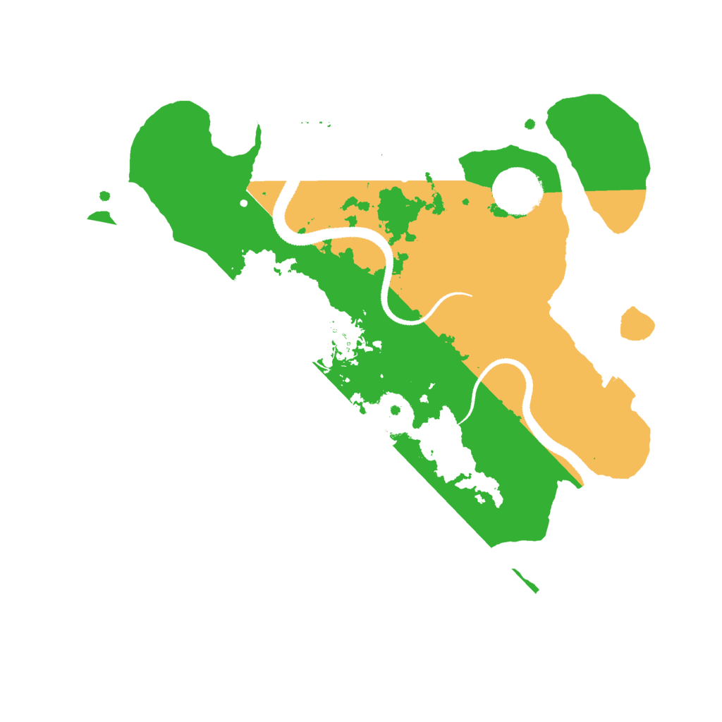 Biome Rust Map: Procedural Map, Size: 2800, Seed: 2354876