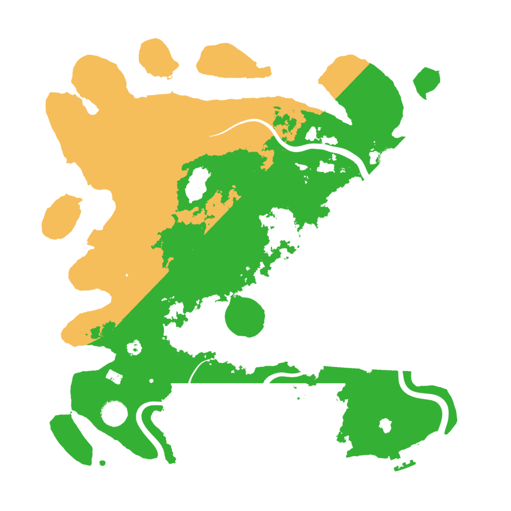 Biome Rust Map: Procedural Map, Size: 3500, Seed: 879456