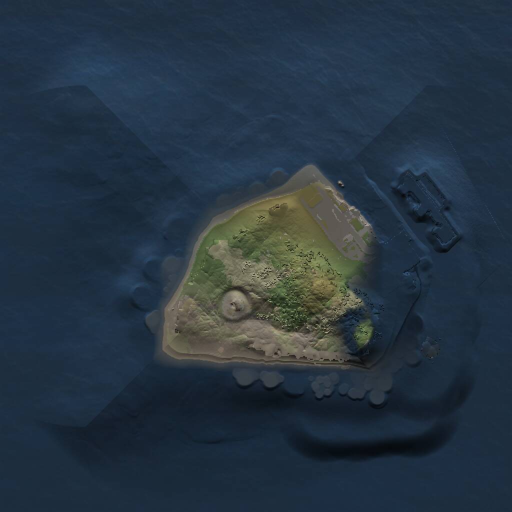 Rust Map: Procedural Map, Size: 1000, Seed: 448904715, 2 Monuments