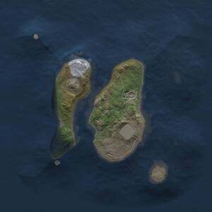 Thumbnail Rust Map: Procedural Map, Size: 1750, Seed: 984716933, 1 Monuments