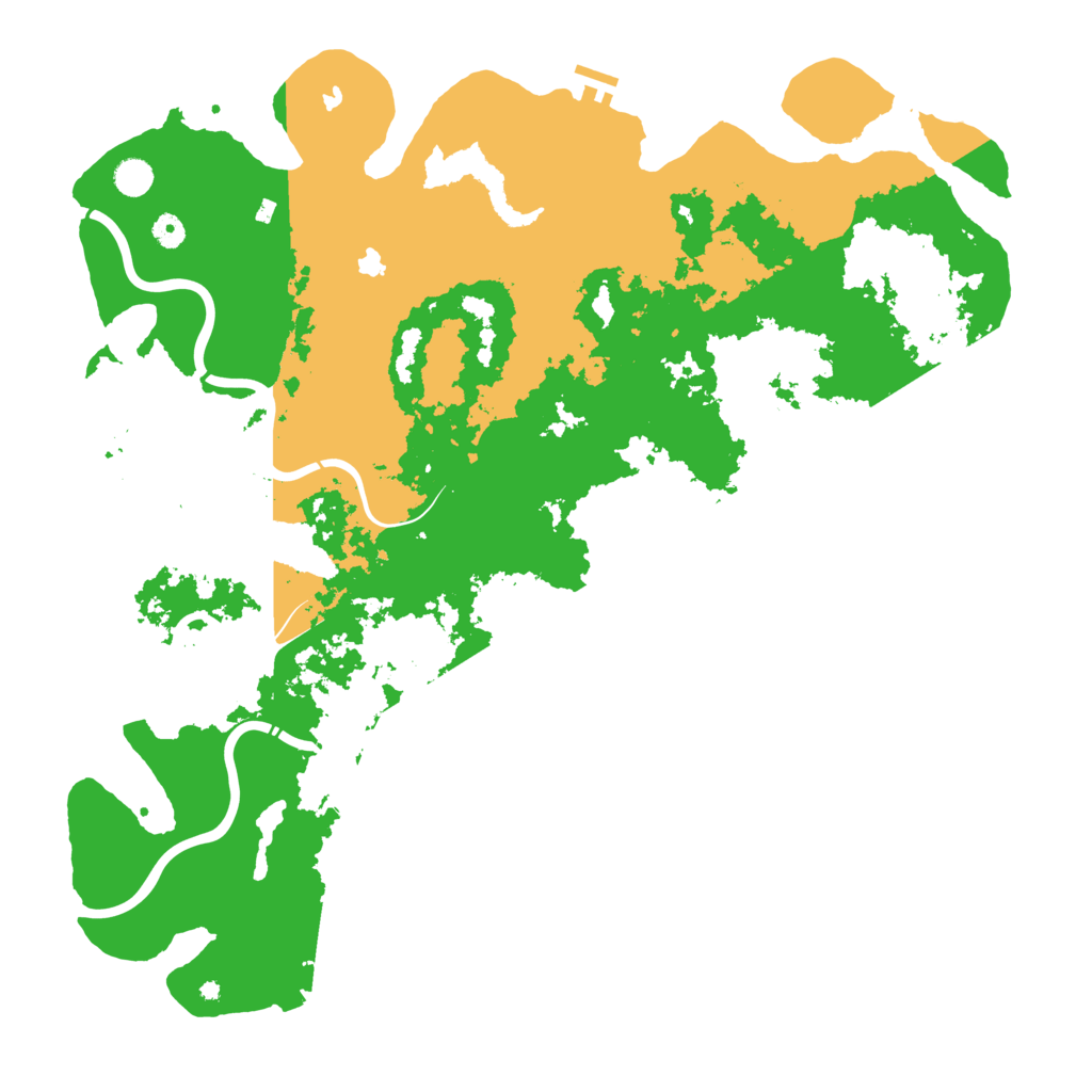 Biome Rust Map: Procedural Map, Size: 5000, Seed: 1333921911