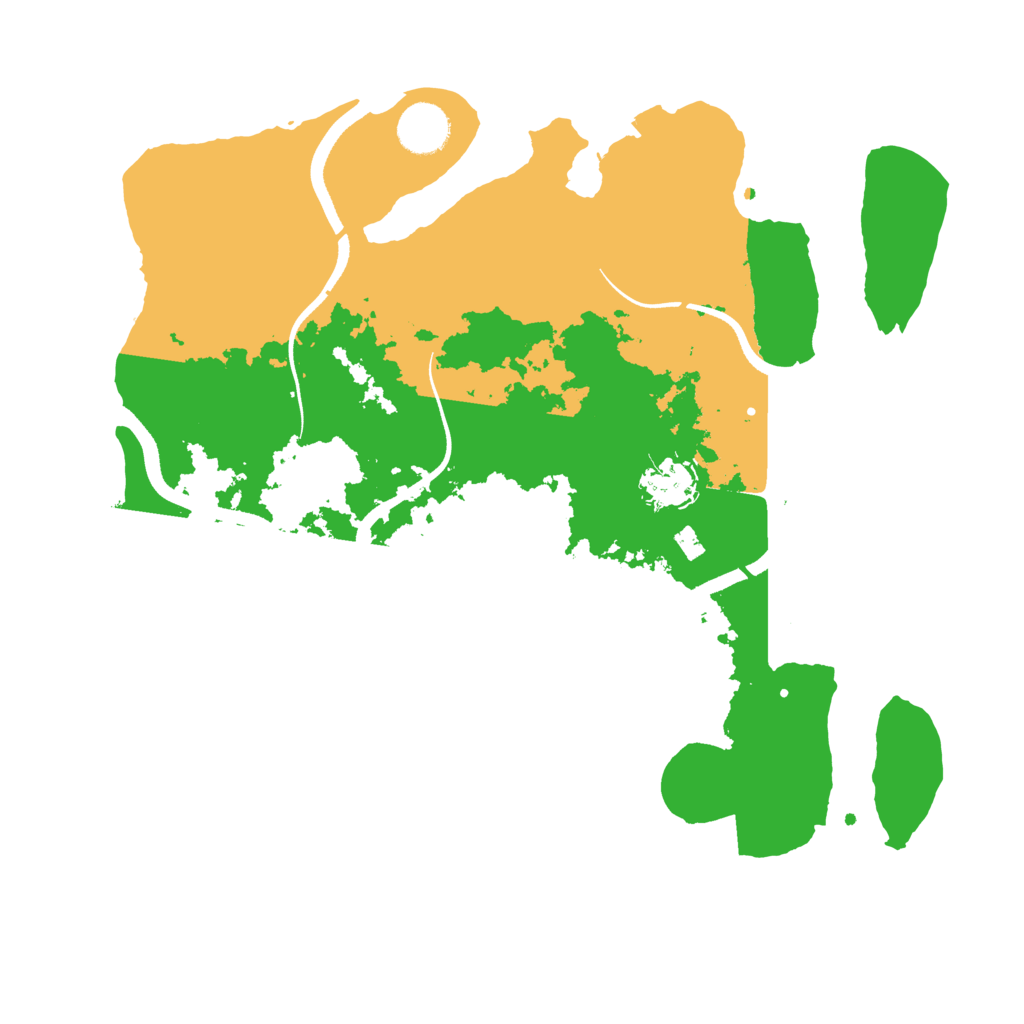 Biome Rust Map: Procedural Map, Size: 3500, Seed: 714843