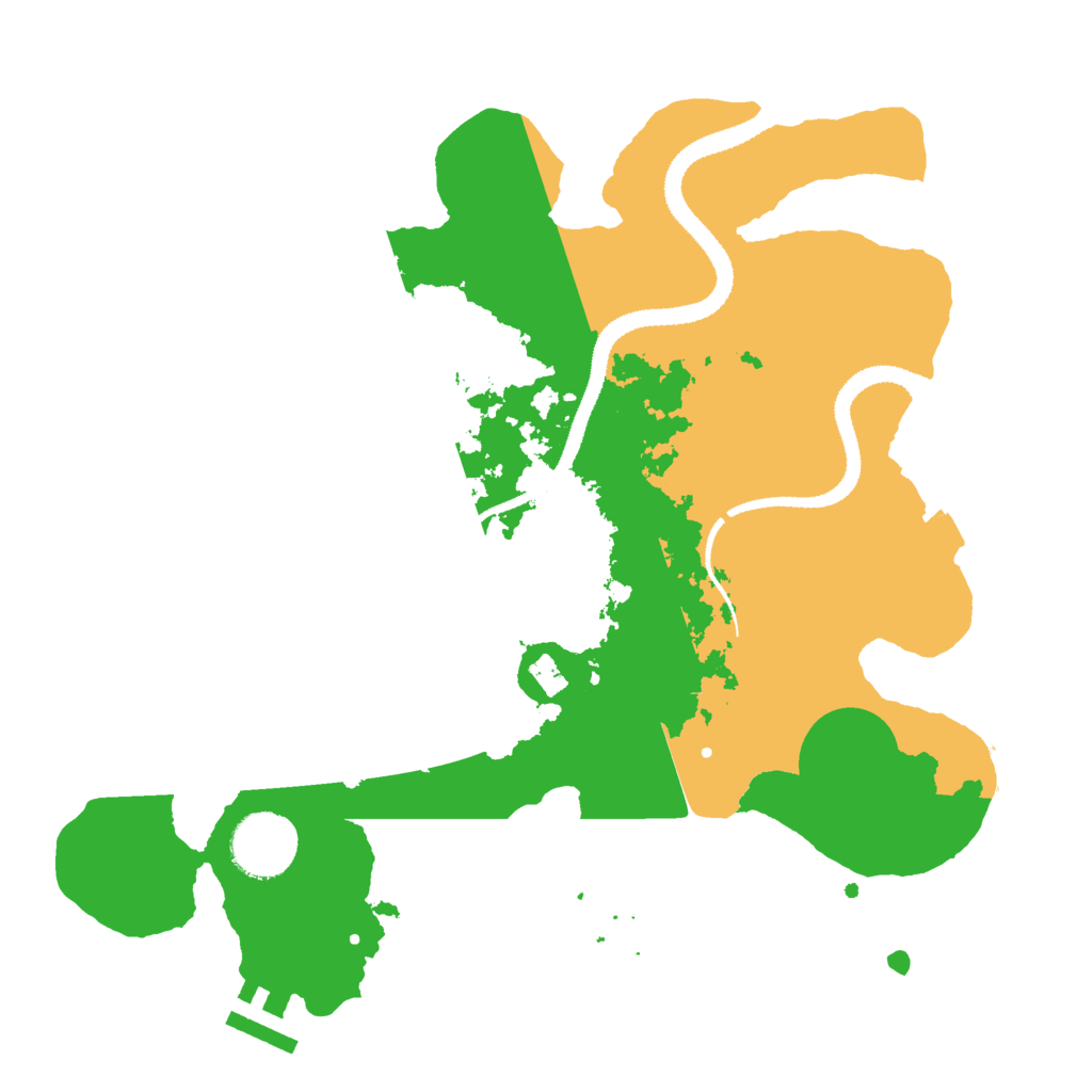 Biome Rust Map: Procedural Map, Size: 3000, Seed: 2025102815