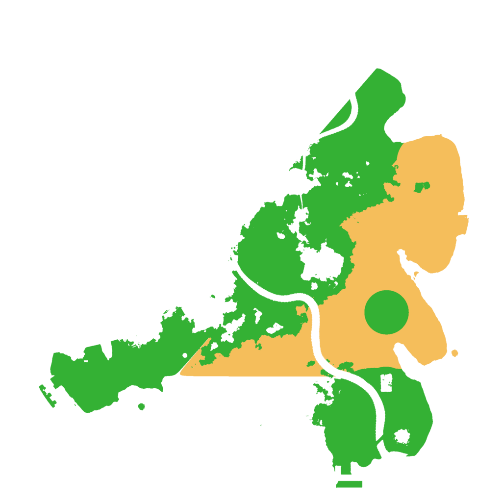 Biome Rust Map: Procedural Map, Size: 3000, Seed: 1488725651