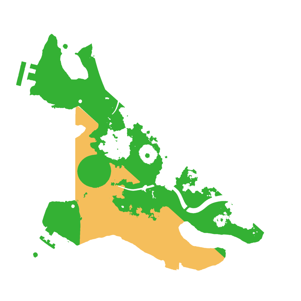 Biome Rust Map: Procedural Map, Size: 2500, Seed: 1419975061