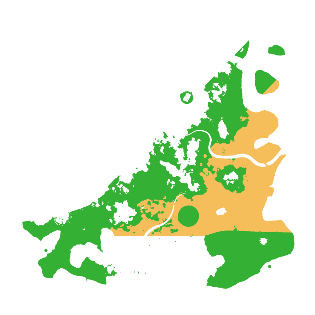 Biome Rust Map: Procedural Map, Size: 4000, Seed: 1246895203