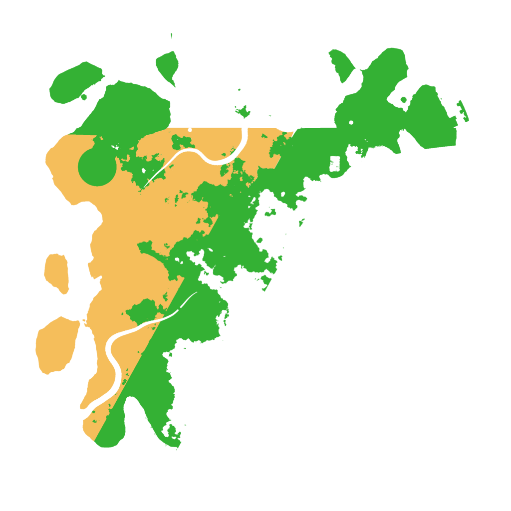 Biome Rust Map: Procedural Map, Size: 3500, Seed: 1760527550