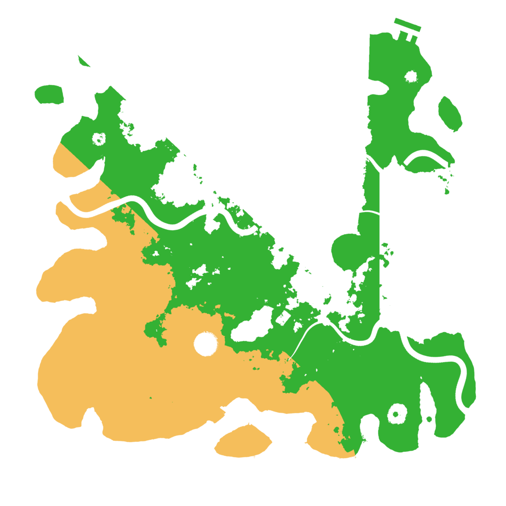 Biome Rust Map: Procedural Map, Size: 3750, Seed: 1827261071