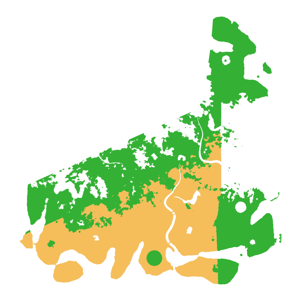 Biome Rust Map: Procedural Map, Size: 5000, Seed: 1350344506