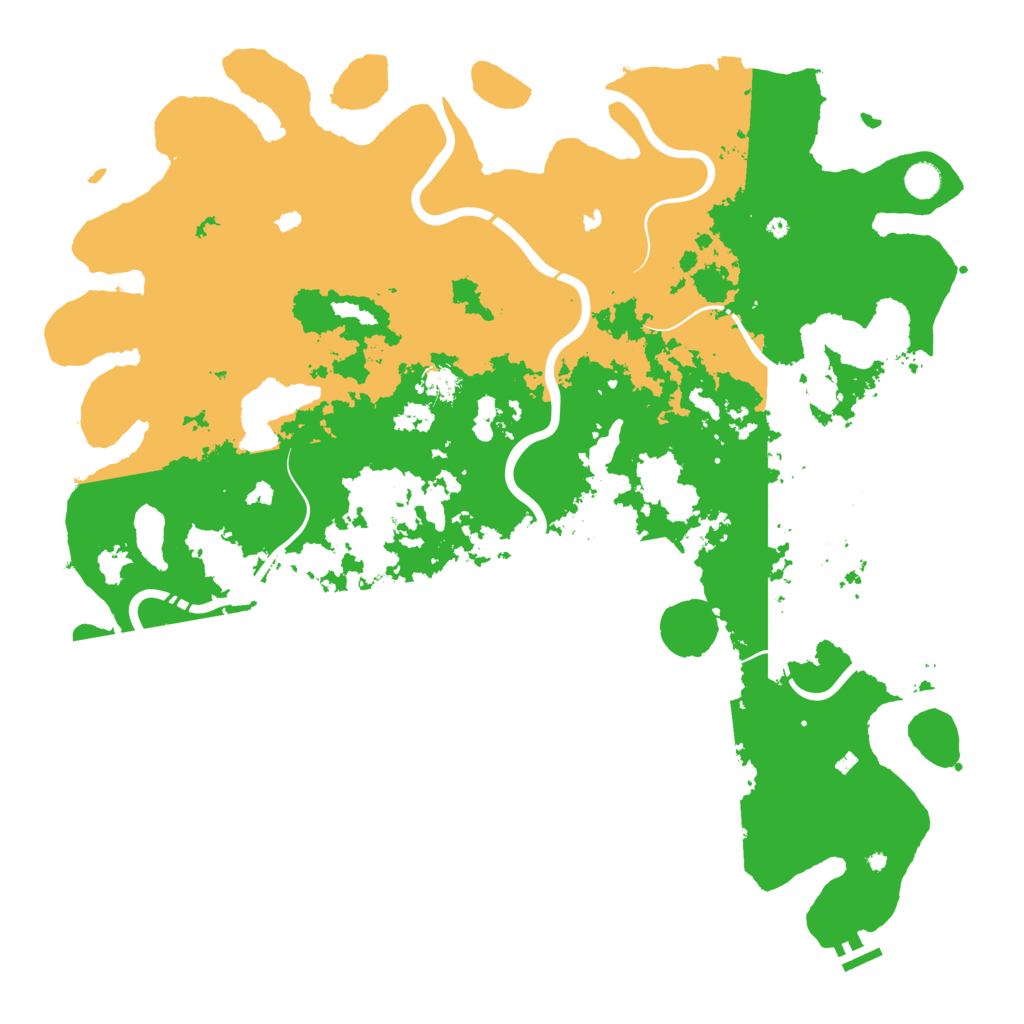 Biome Rust Map: Procedural Map, Size: 5000, Seed: 2032236641