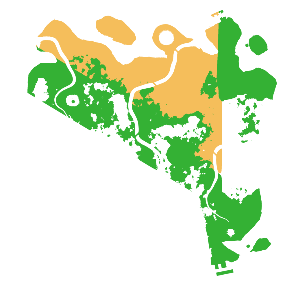 Biome Rust Map: Procedural Map, Size: 3500, Seed: 1967959512