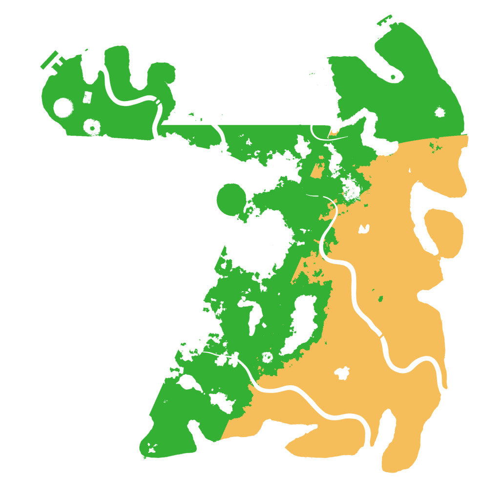 Biome Rust Map: Procedural Map, Size: 4500, Seed: 1969291680