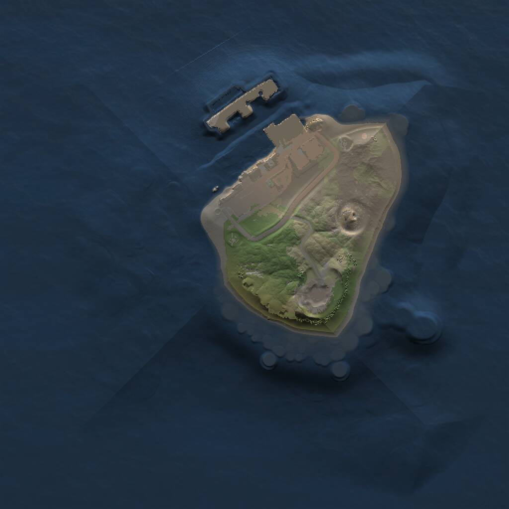 Rust Map: Procedural Map, Size: 1000, Seed: 1022852563, 2 Monuments