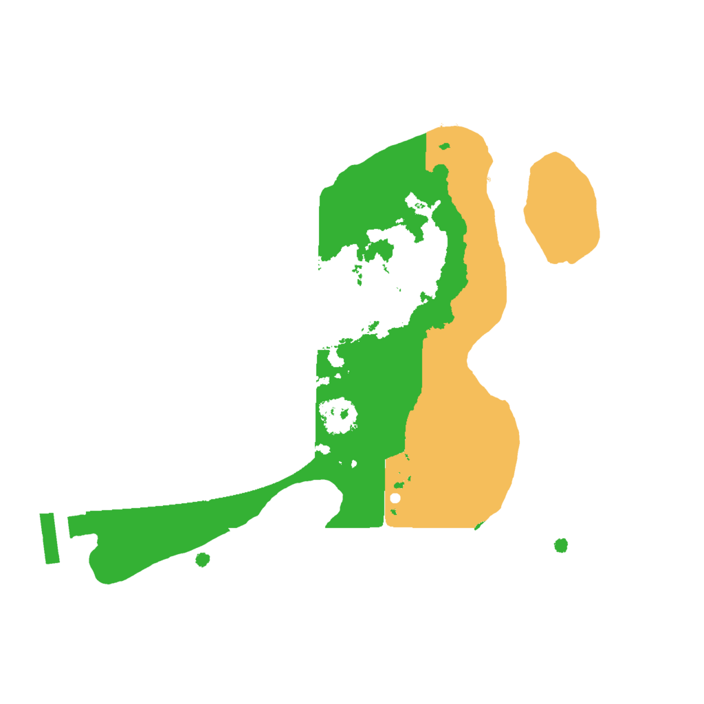 Biome Rust Map: Procedural Map, Size: 2000, Seed: 71878212