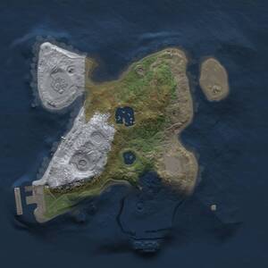 Thumbnail Rust Map: Procedural Map, Size: 2000, Seed: 71878212, 6 Monuments