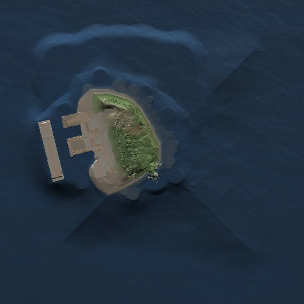 Rust Map: Procedural Map, Size: 1000, Seed: 864783102, 2 Monuments