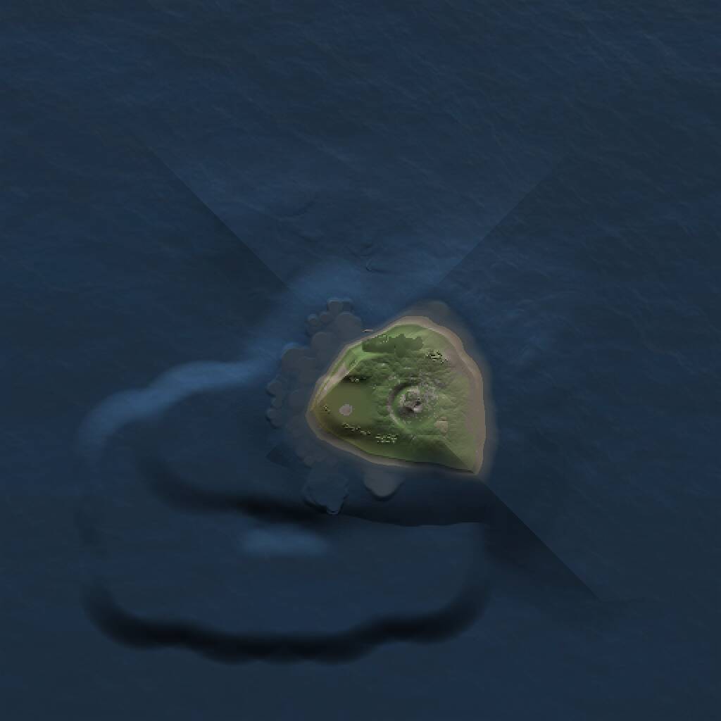 Rust Map: Procedural Map, Size: 1000, Seed: 662230694, 1 Monuments