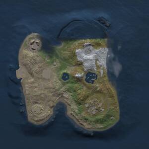 Thumbnail Rust Map: Procedural Map, Size: 1900, Seed: 80846, 7 Monuments