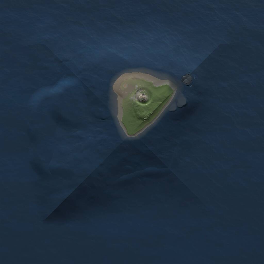 Rust Map: Procedural Map, Size: 1000, Seed: 808661450, 1 Monuments