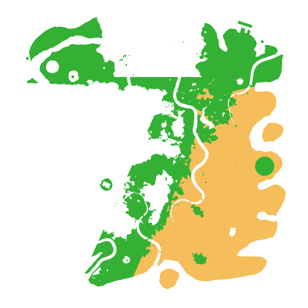 Biome Rust Map: Procedural Map, Size: 4256, Seed: 12300321