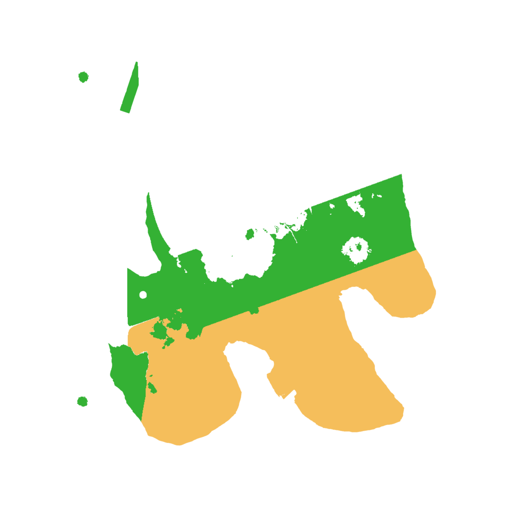 Biome Rust Map: Procedural Map, Size: 2000, Seed: 1225840190