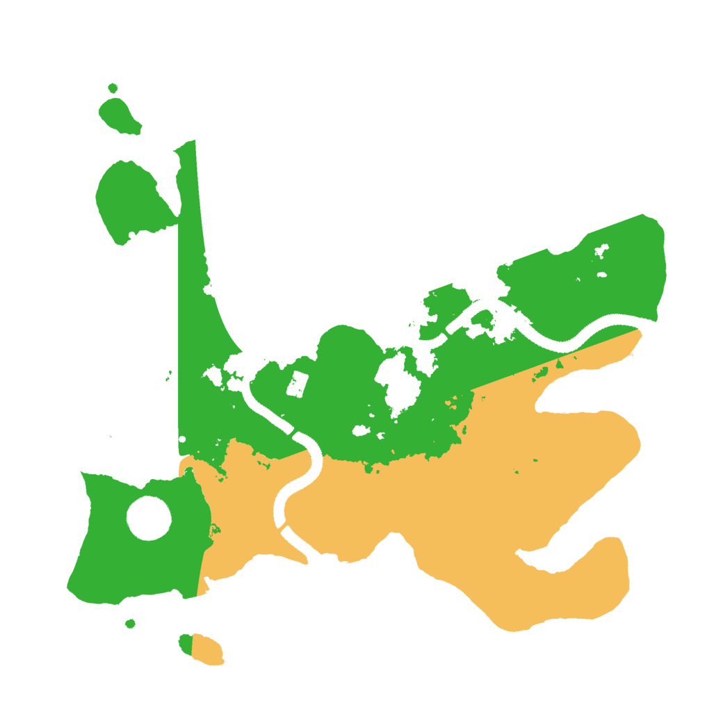 Biome Rust Map: Procedural Map, Size: 3000, Seed: 1232725908