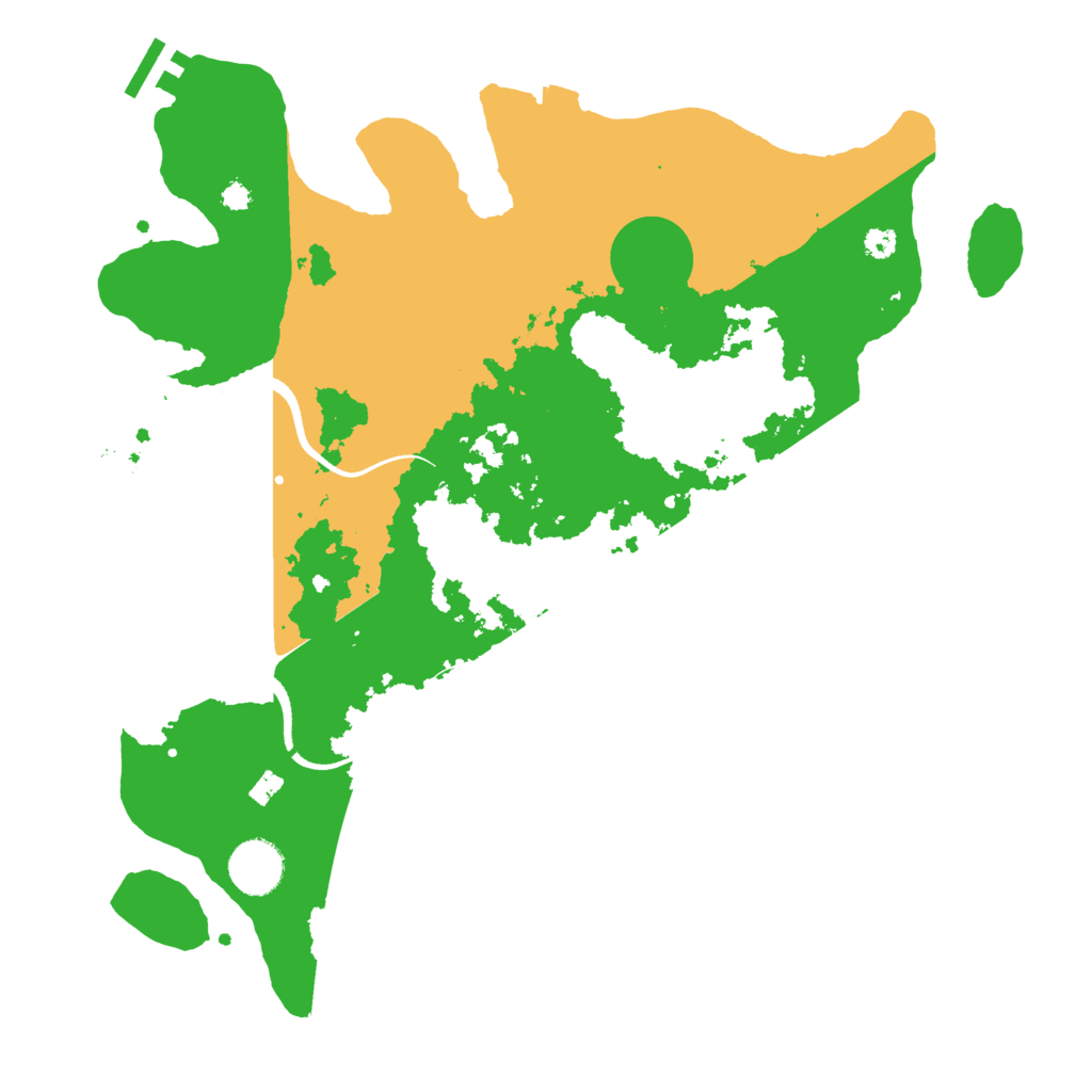 Biome Rust Map: Procedural Map, Size: 3500, Seed: 1749643179