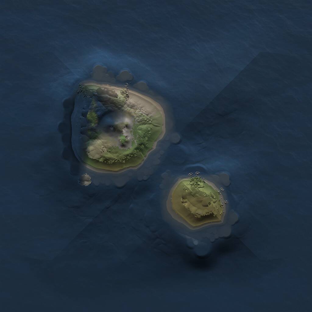 Rust Map: Procedural Map, Size: 1000, Seed: 786328855, 1 Monuments