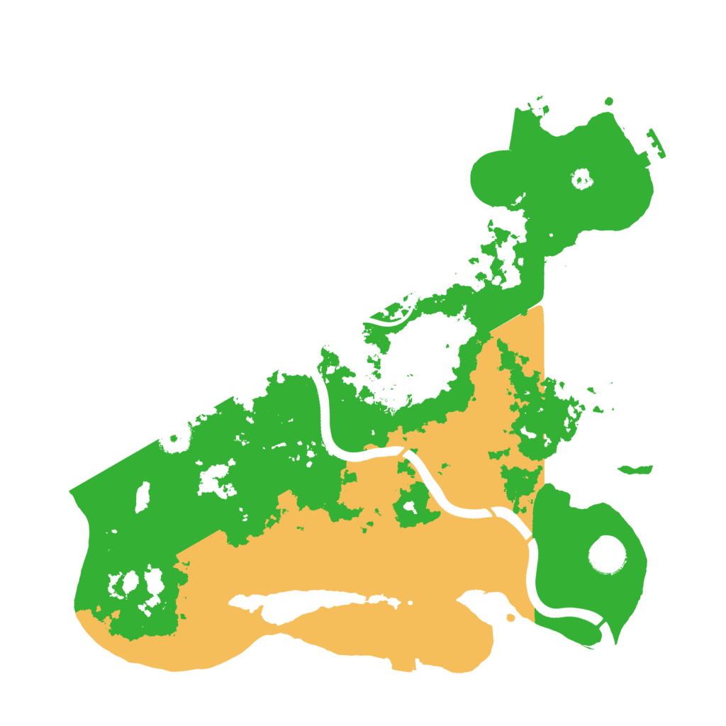 Biome Rust Map: Procedural Map, Size: 3500, Seed: 1105082999