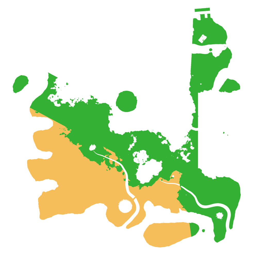 Biome Rust Map: Procedural Map, Size: 3500, Seed: 1529709660