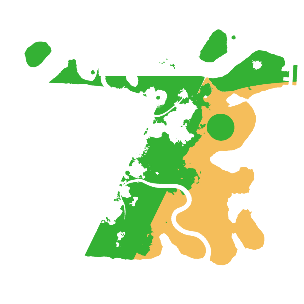 Biome Rust Map: Procedural Map, Size: 3000, Seed: 1258420366