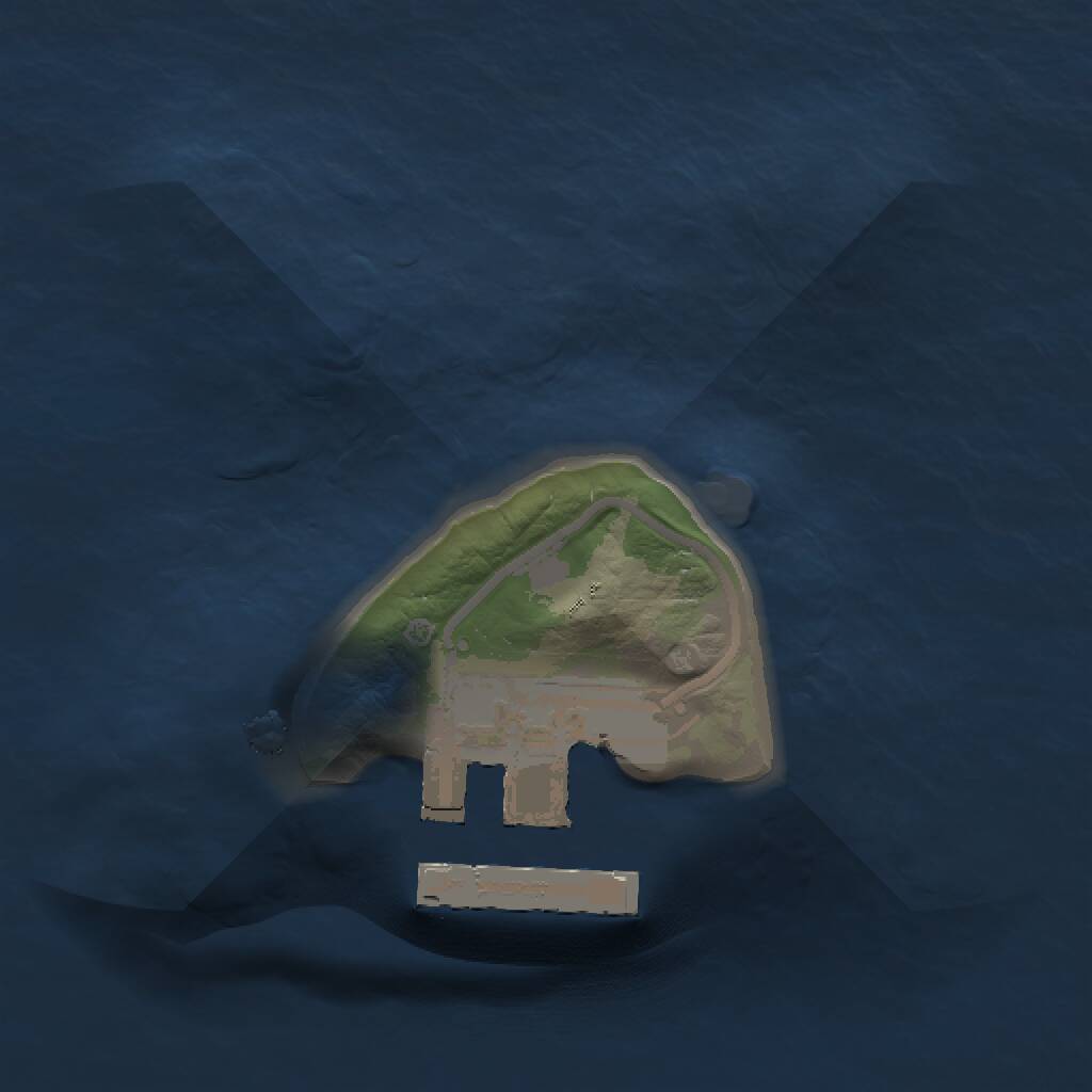 Rust Map: Procedural Map, Size: 1000, Seed: 837997926, 2 Monuments