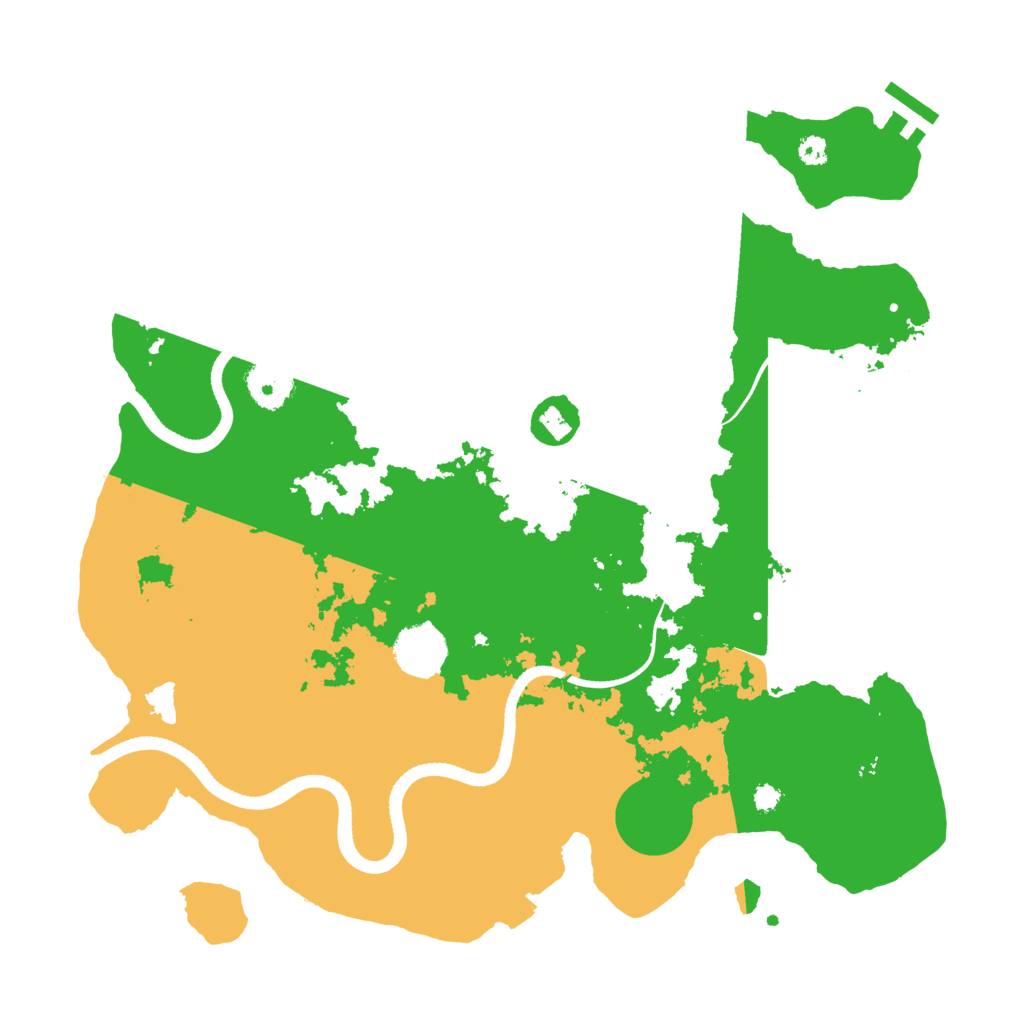 Biome Rust Map: Procedural Map, Size: 3500, Seed: 1272266223