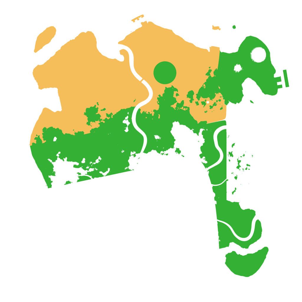 Biome Rust Map: Procedural Map, Size: 3500, Seed: 1461435202