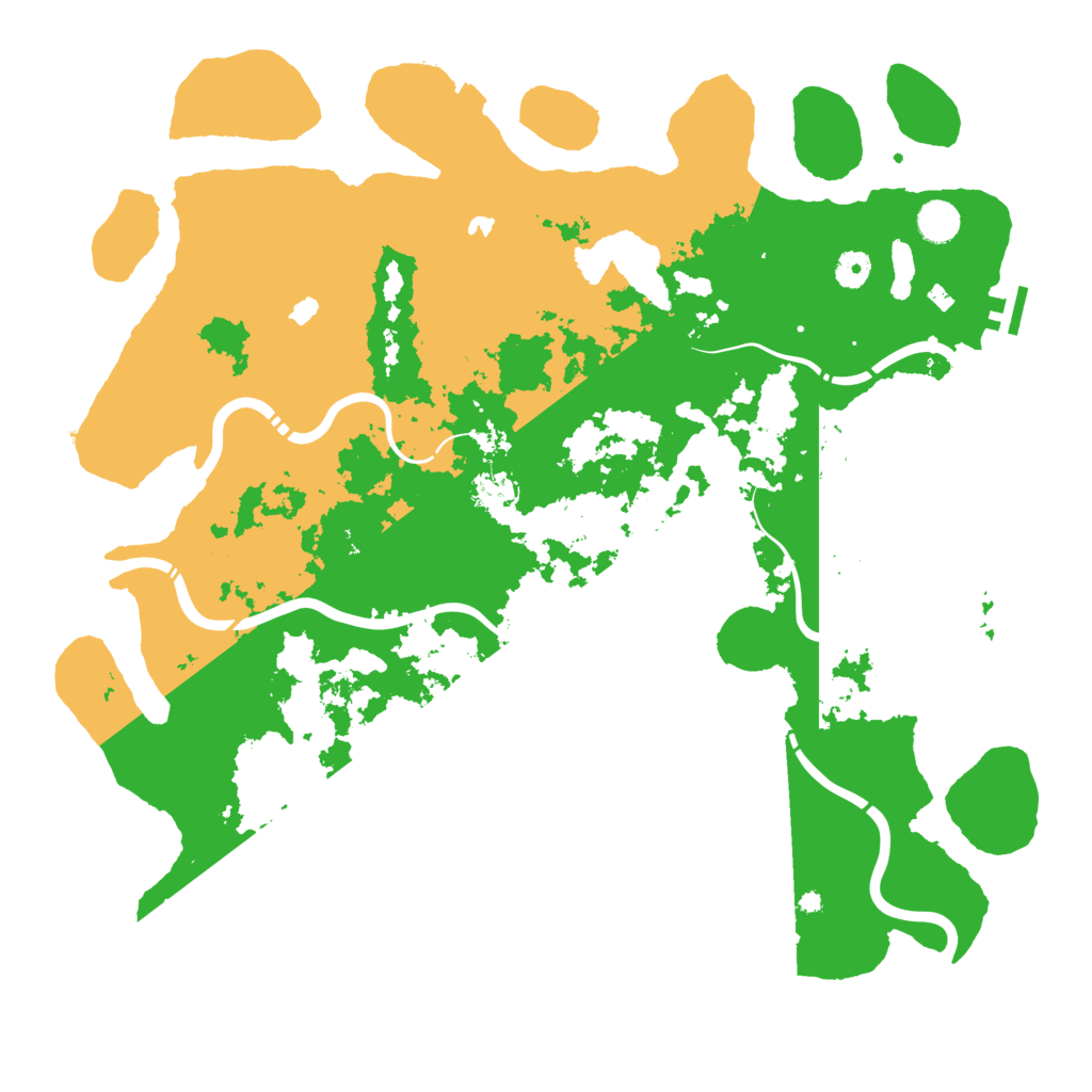 Biome Rust Map: Procedural Map, Size: 4500, Seed: 5685785