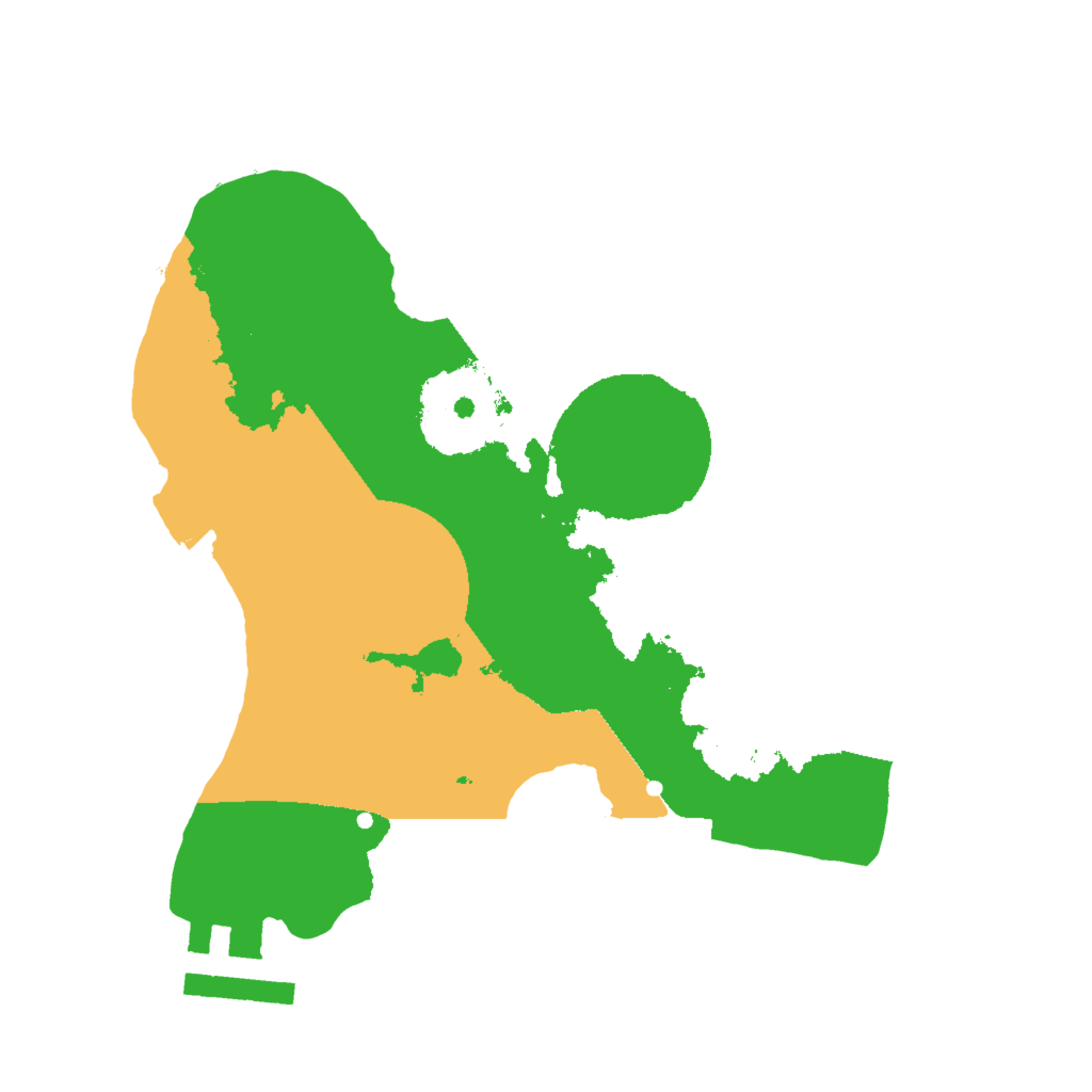 Biome Rust Map: Procedural Map, Size: 2000, Seed: 861113180