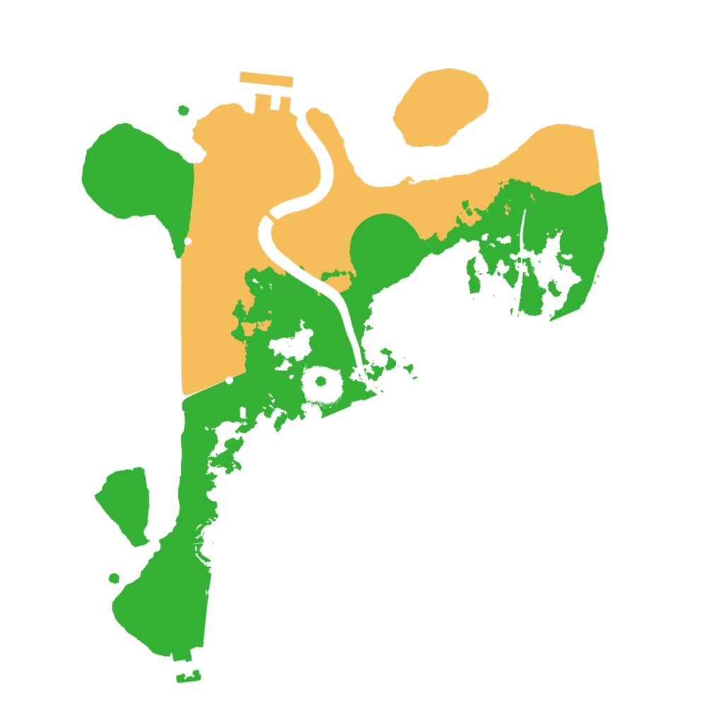 Biome Rust Map: Procedural Map, Size: 2750, Seed: 601696587