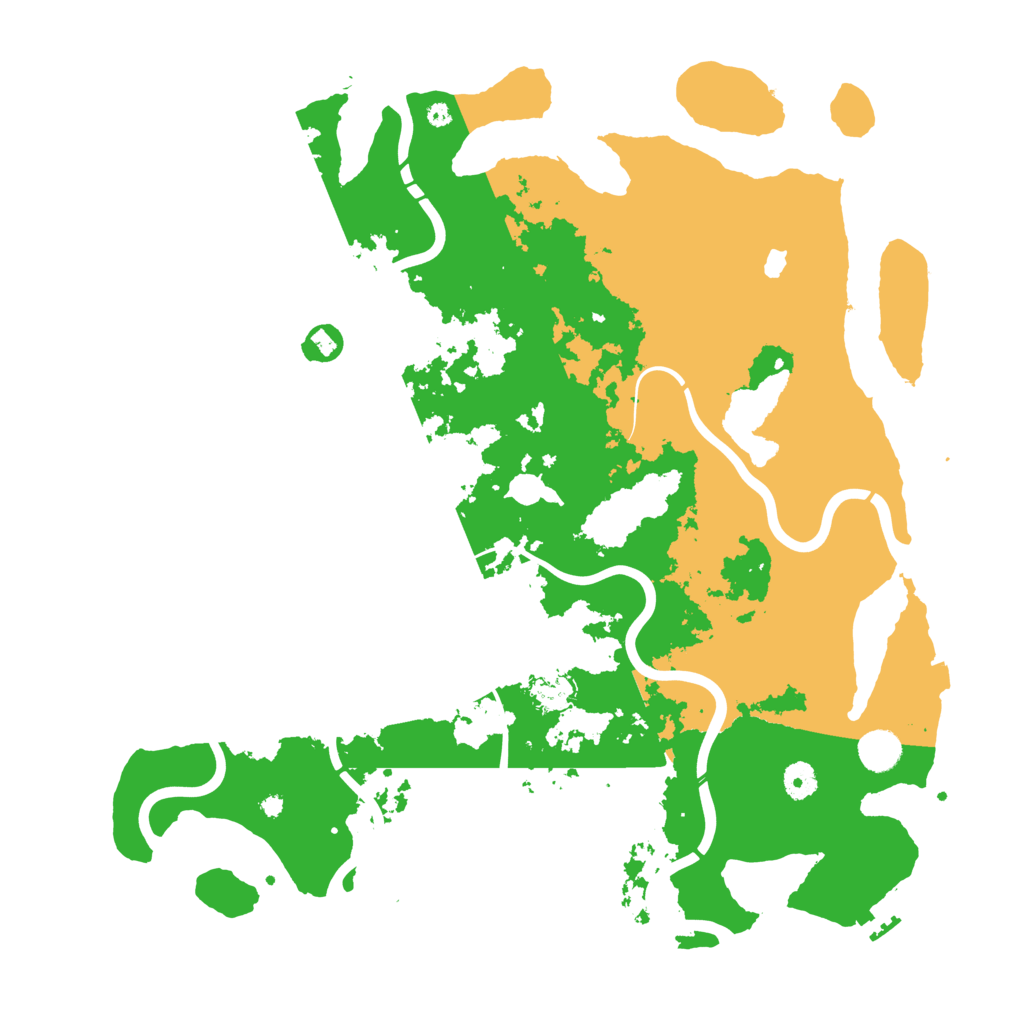 Biome Rust Map: Procedural Map, Size: 4350, Seed: 30102025
