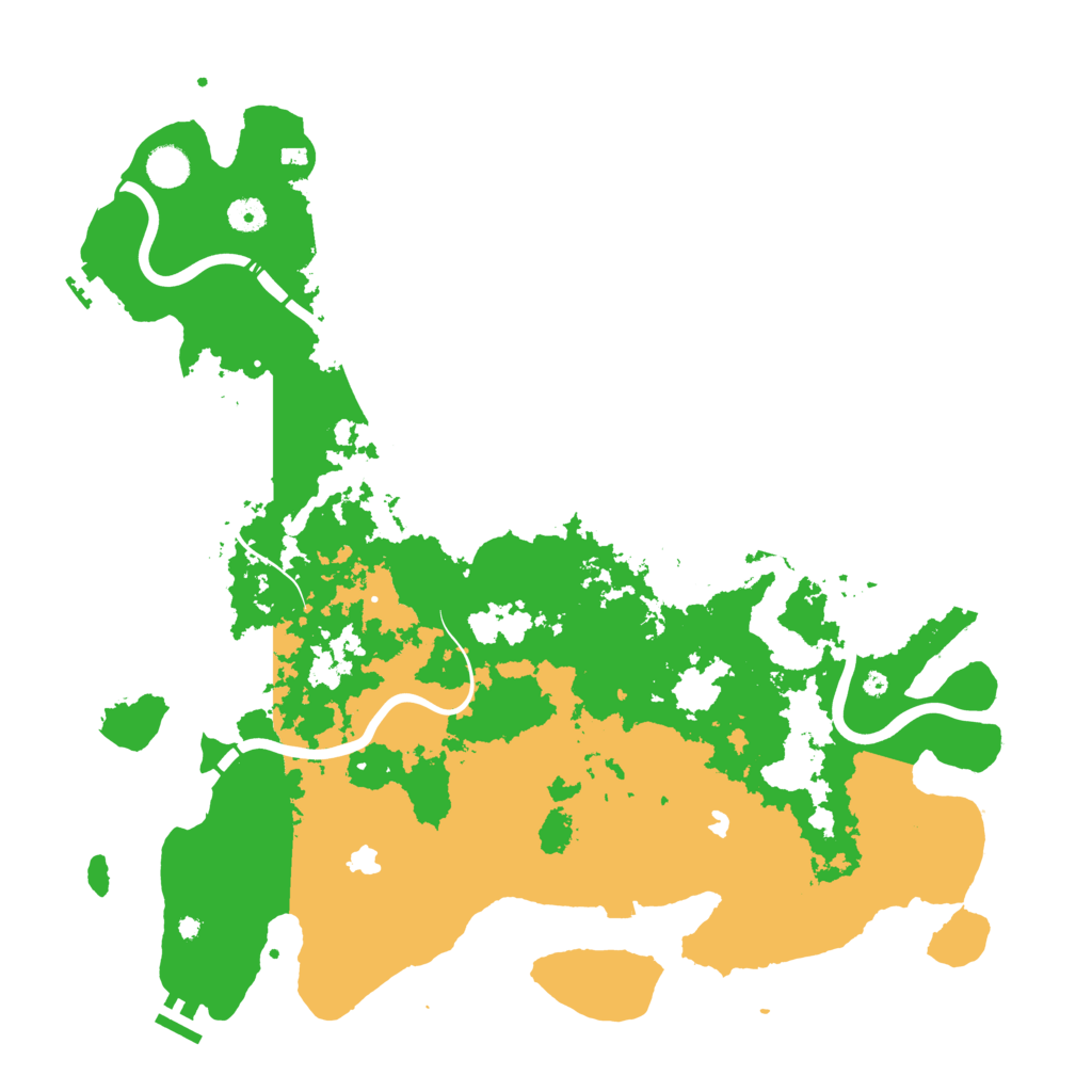 Biome Rust Map: Procedural Map, Size: 4500, Seed: 1291433846
