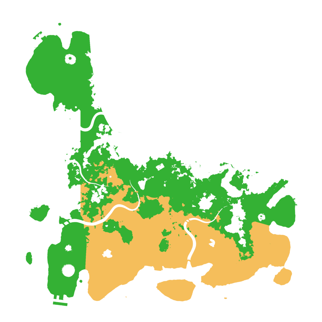 Biome Rust Map: Procedural Map, Size: 4500, Seed: 1291433846
