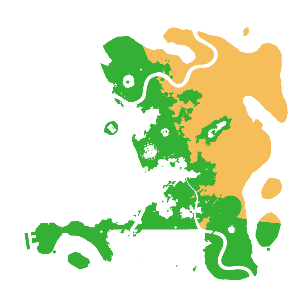 Biome Rust Map: Procedural Map, Size: 3750, Seed: 30102025