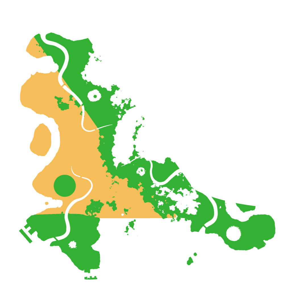 Biome Rust Map: Procedural Map, Size: 3500, Seed: 3242