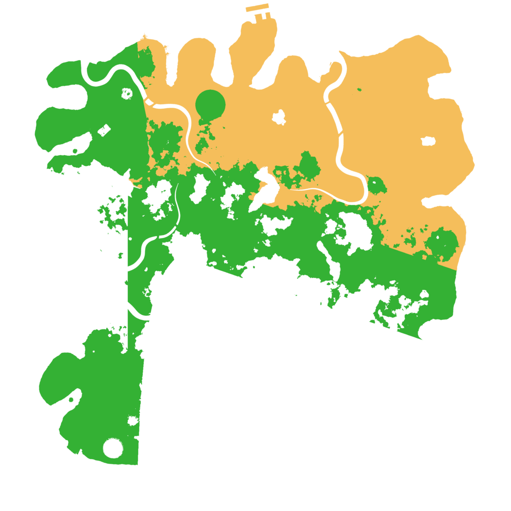 Biome Rust Map: Procedural Map, Size: 4500, Seed: 1408232287