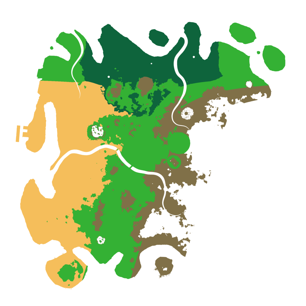 Biome Rust Map: Procedural Map, Size: 3750, Seed: 951900782