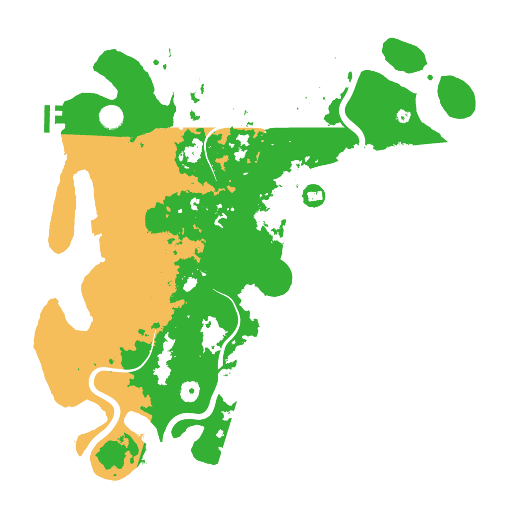 Biome Rust Map: Procedural Map, Size: 3750, Seed: 951900782