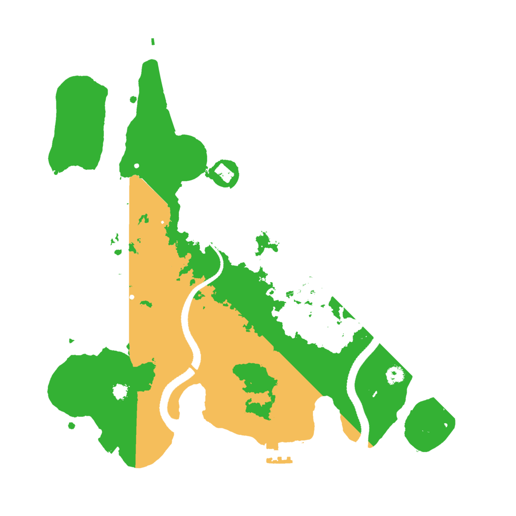 Biome Rust Map: Procedural Map, Size: 3024, Seed: 5588