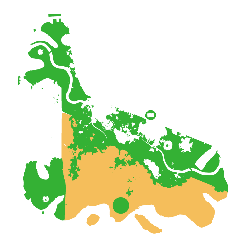 Biome Rust Map: Procedural Map, Size: 3950, Seed: 1815318557