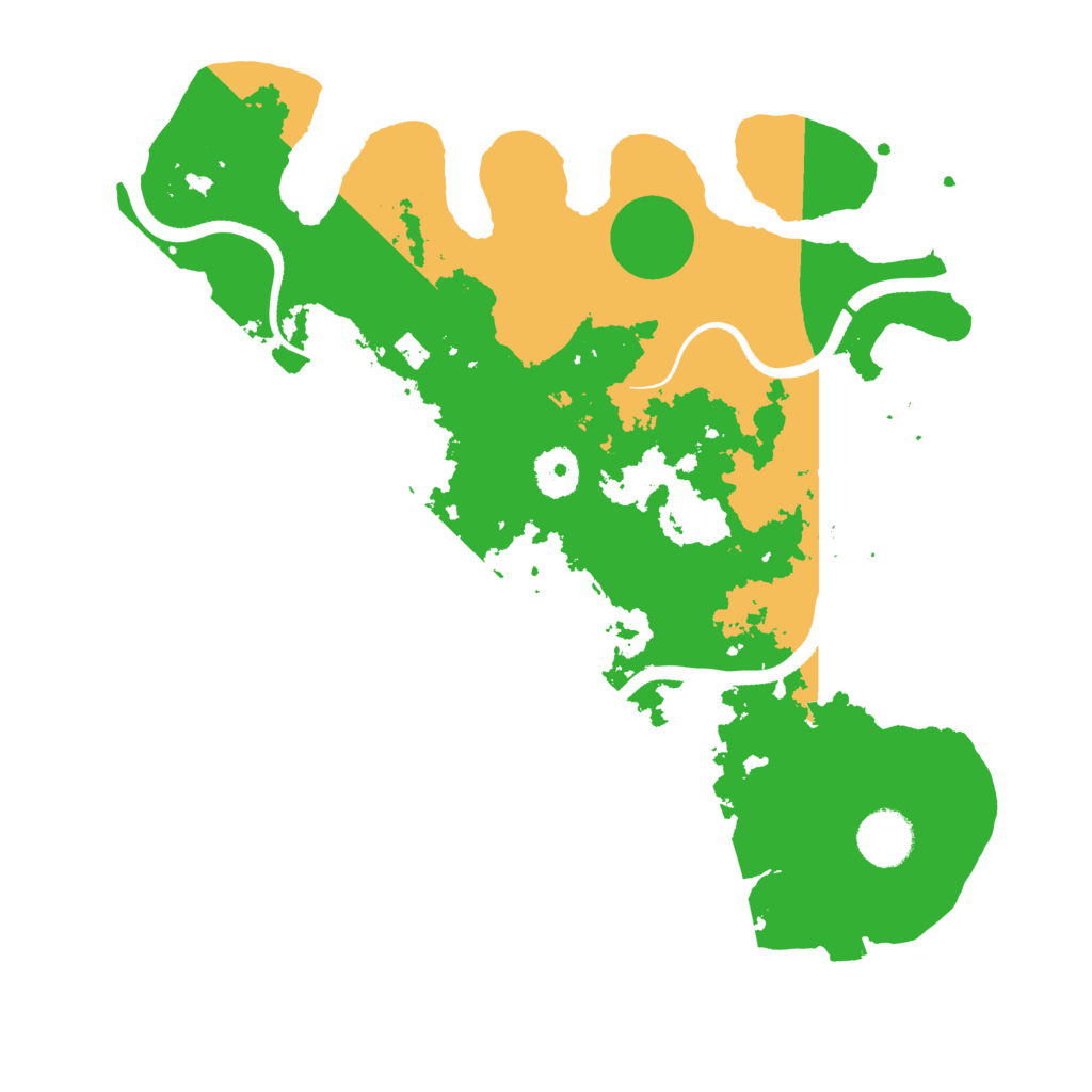 Biome Rust Map: Procedural Map, Size: 3450, Seed: 8357